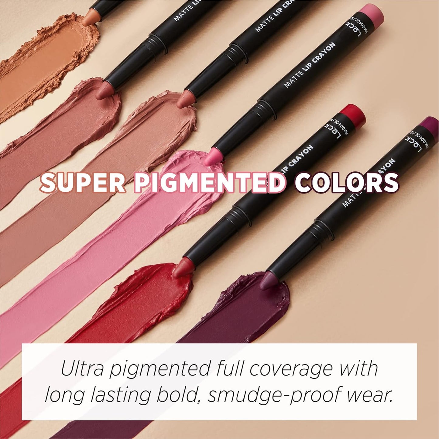 MATTE LIP CRAYON 02 PALE PINK Long Lasting Velvet Soft Matte Lipstick