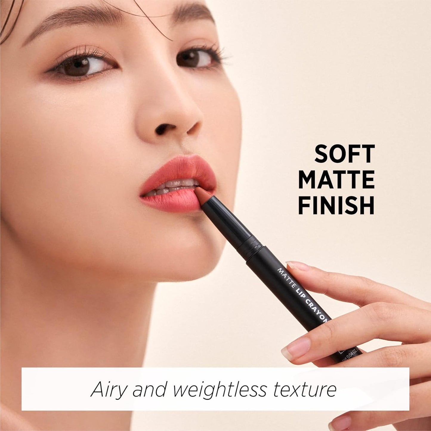 MATTE LIP CRAYON 03 TAUPE BEIGE Long Lasting Velvet Soft Matte Lipstick