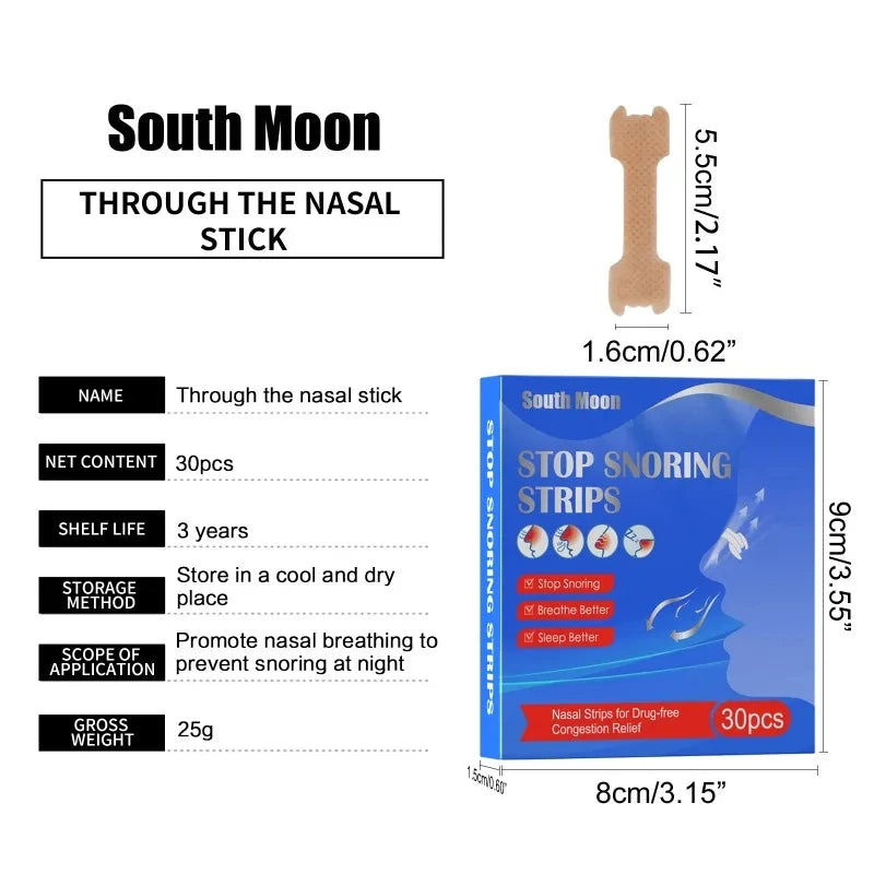 10/90PCS Breath Nasal Strips Right Aid Stop anti Snoring Nose Patch Good Sleeping Patch Product Easier Breath Sleep Aid Decive