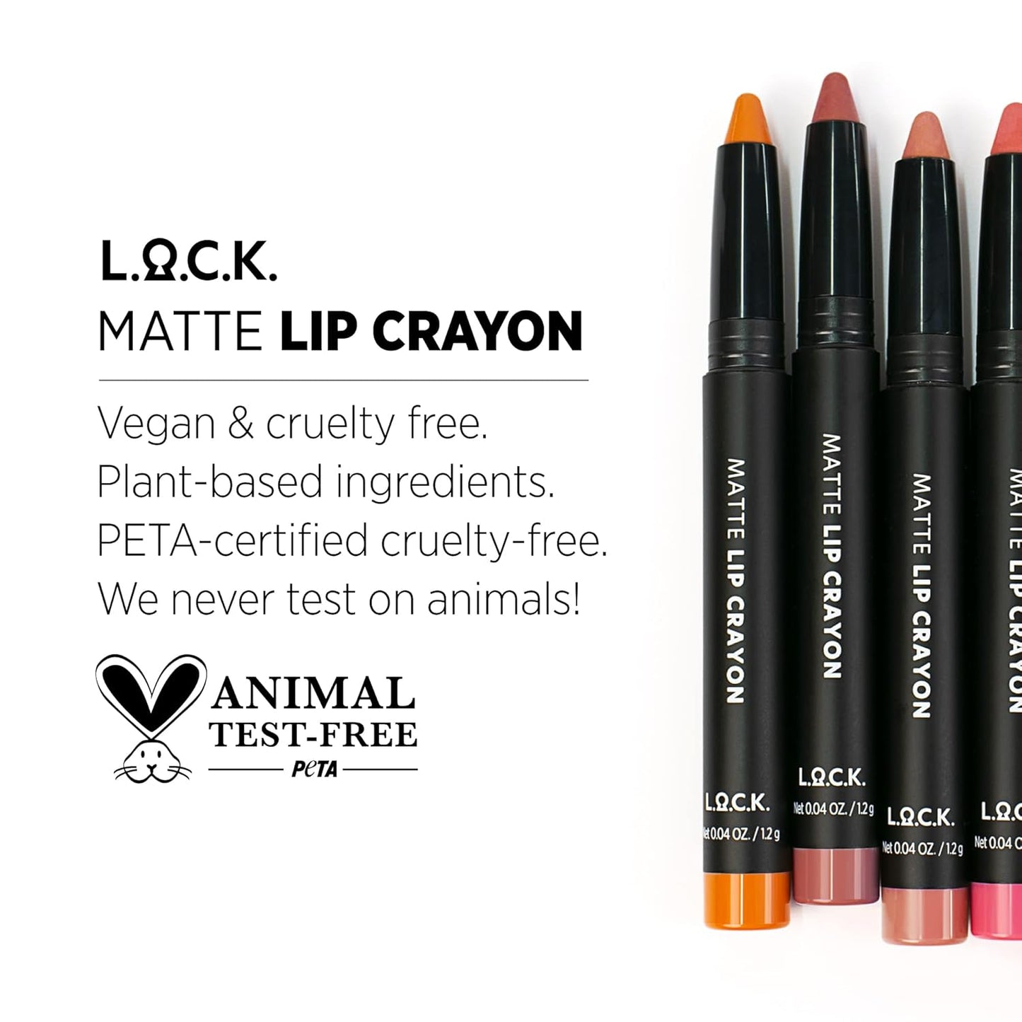 MATTE LIP CRAYON 02 PALE PINK Long Lasting Velvet Soft Matte Lipstick