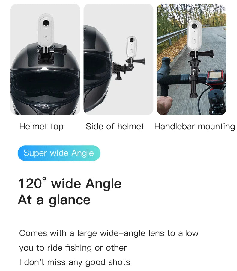 4K Thumb Action Camera, Tiny Size, Mount Anywhere, Small Body Camera with Spring Clip, Portable Vlogging, Hands-Free POV Recording, Helmet Cam for Cycling, Motorcycle.