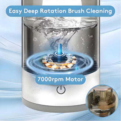 USB Electric Makeup Brush Cleaner Portable 3 in 1 Makeup Brushes Drying Rack Lazy Cleaning Brush Washer Quick Dry Stand Device